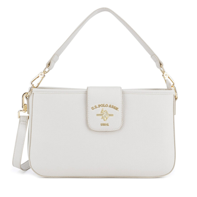 Дамска чанта U.S. Polo Assn. BEUXT6366WVP Бял цвят на ниска цена