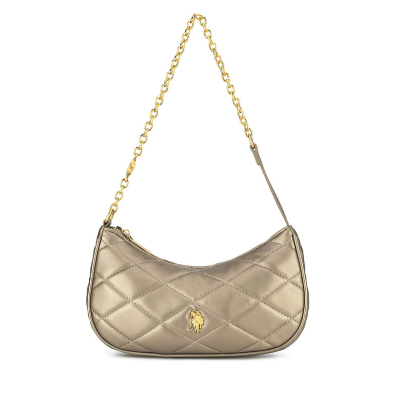 Дамска чанта U.S. Polo Assn. BEUXT8445WVP Златист цвят на ниска цена