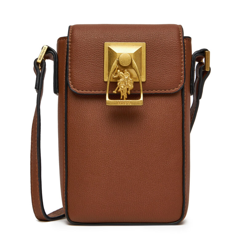 Дамска чанта U.S. Polo Assn. BIUXT8489WVP Кафяв цвят на ниска цена