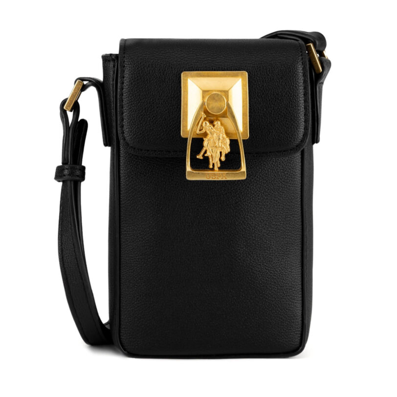 Дамска чанта U.S. Polo Assn. BIUXT8489WVP Черен цвят на ниска цена
