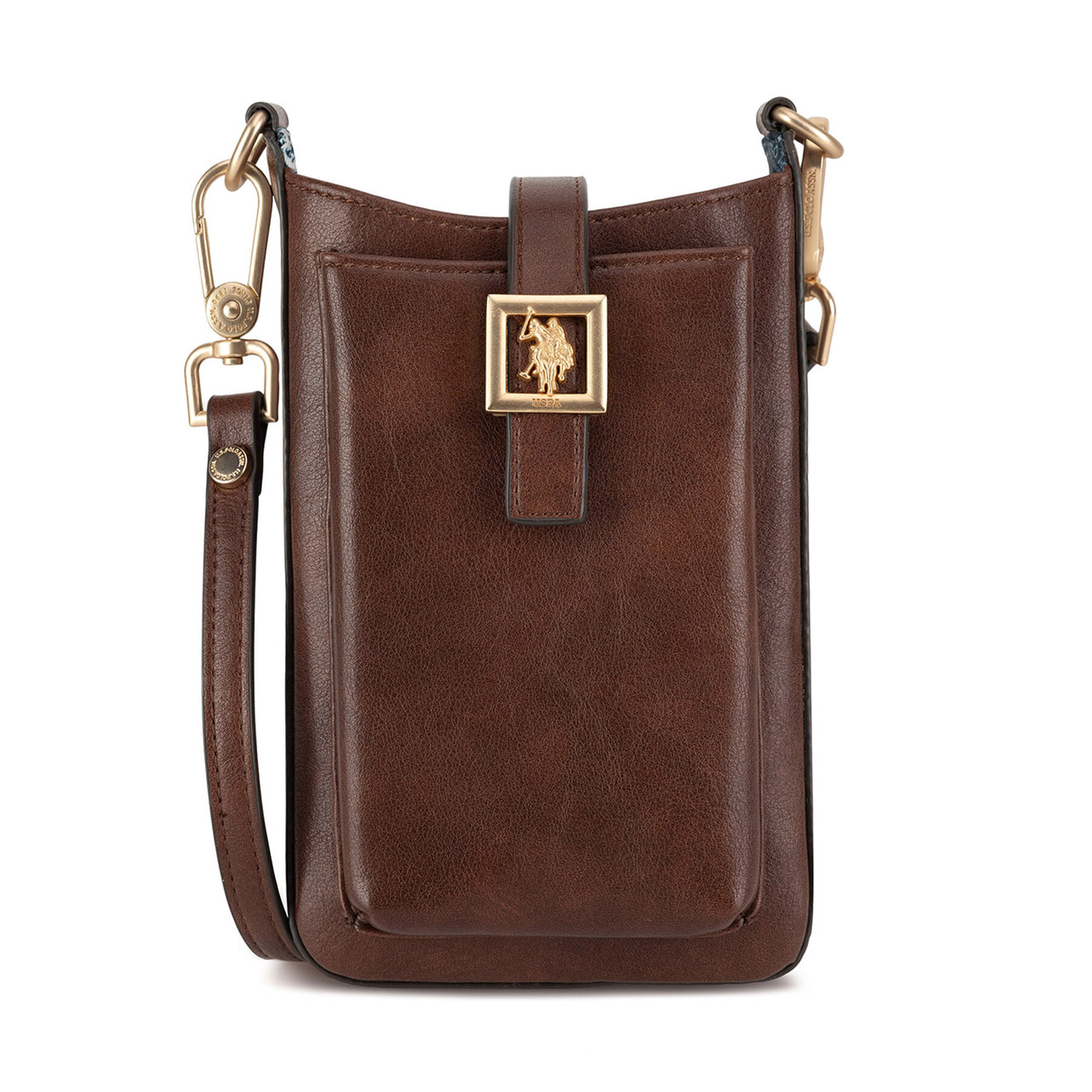 Дамска чанта U.S. Polo Assn. BIUXT8504WVP Кафяв цвят на ниска цена