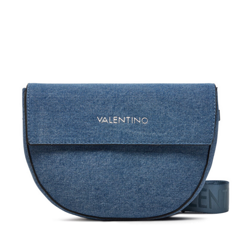 Дамска чанта Valentino Bigs Denim VBS7SO02RE Син цвят на ниска цена