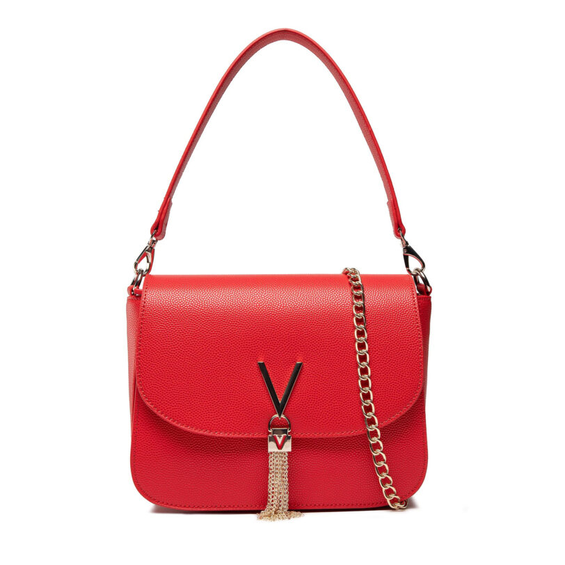 Дамска чанта Valentino Divina VBS1R404G Червен цвят на ниска цена