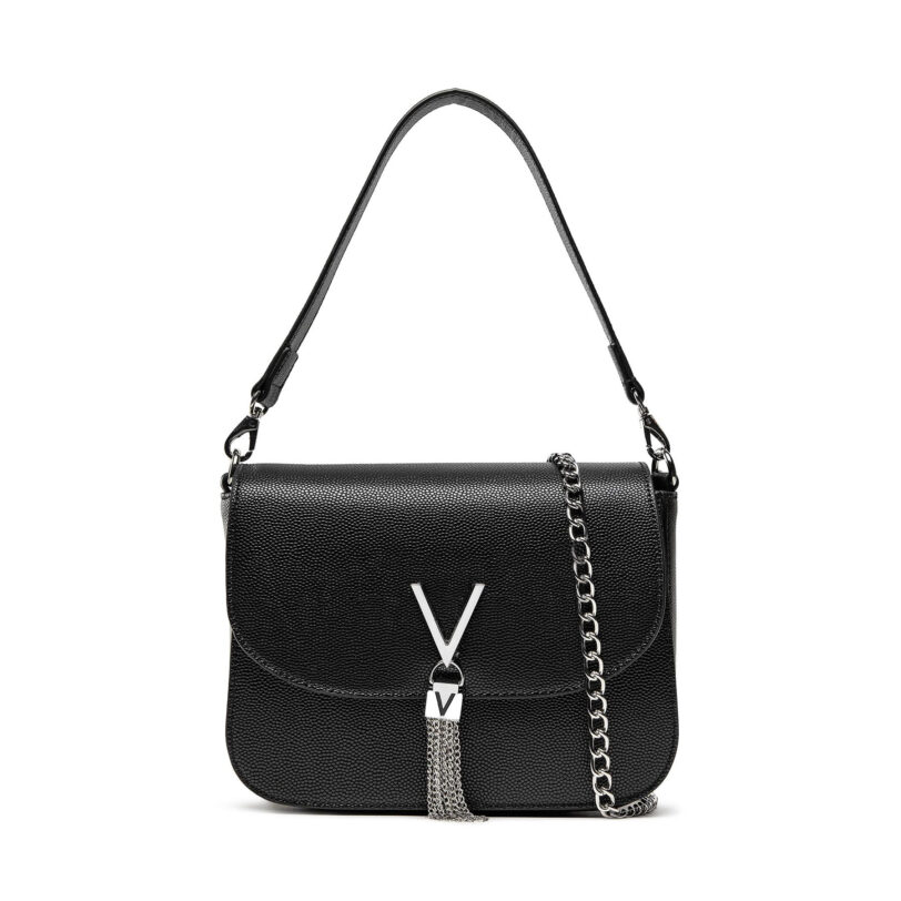 Дамска чанта Valentino Divina VBS1R404G Черен цвят на ниска цена