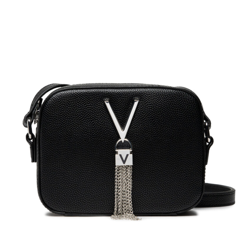 Дамска чанта Valentino Divina VBS1R409G Черен цвят на ниска цена