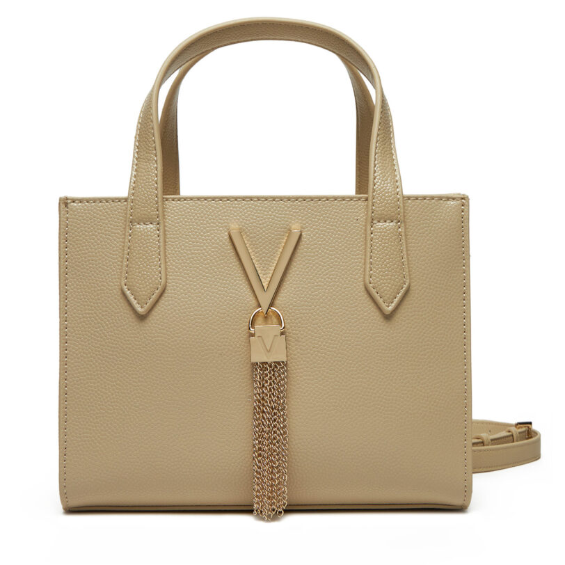 Дамска чанта Valentino Divina VBS1R415G Бежов цвят на ниска цена