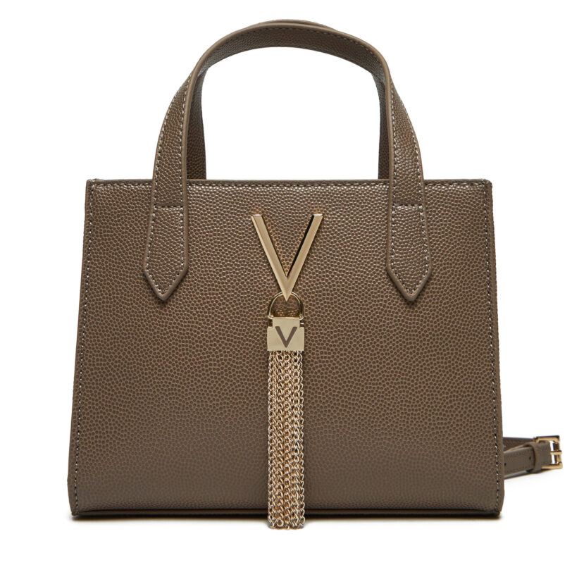 Дамска чанта Valentino Divina  VBS1R415G Кафяв цвят на ниска цена