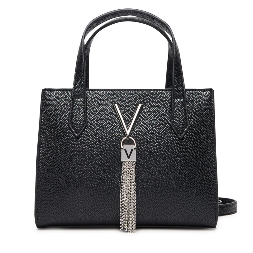 Дамска чанта Valentino Divina VBS1R415G Черен цвят на ниска цена