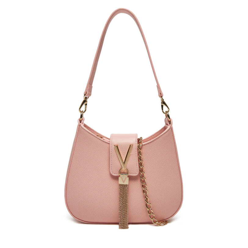 Дамска чанта Valentino Divina VBS1R417G Розов цвят на ниска цена