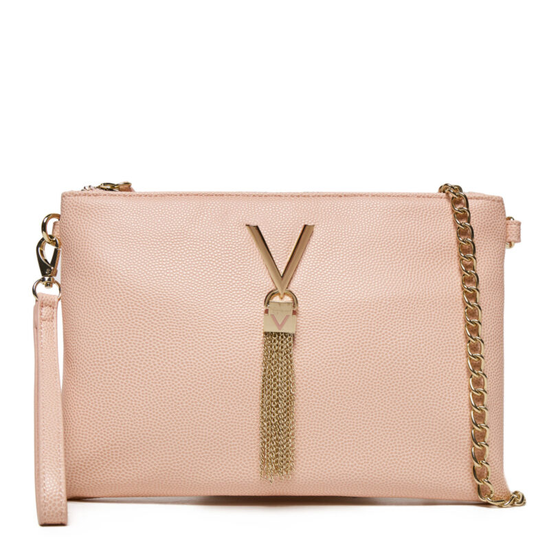 Дамска чанта Valentino Divina VBS1R419G Розов цвят на ниска цена