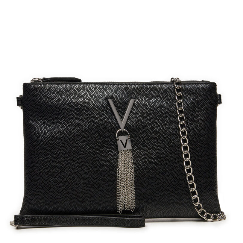 Дамска чанта Valentino Divina VBS1R419G Черен цвят на ниска цена