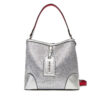 Дамска чанта Valentino Label VBS8GW34 Сребрист цвят на ниска цена