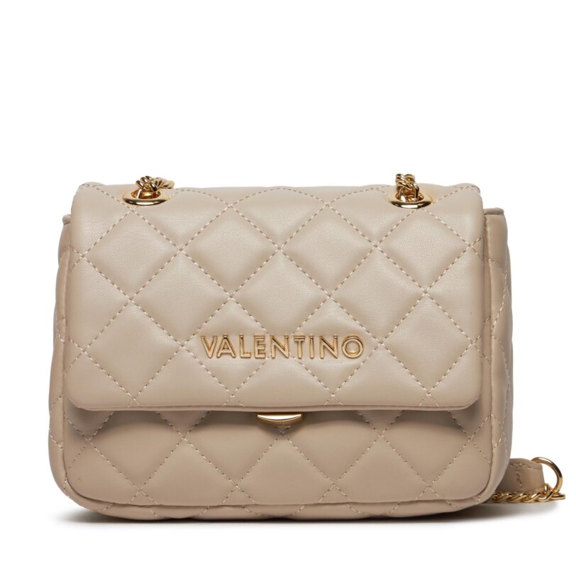 Дамска чанта Valentino Ocarina VBS3KK05R Екрю цвят на ниска цена