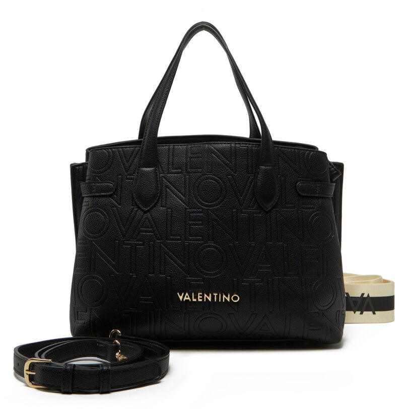Дамска чанта Valentino Pansy VBS8PG04 Черен цвят на ниска цена