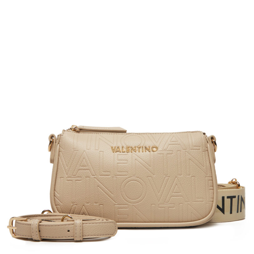 Дамска чанта Valentino Pansy VBS8PG42 Екрю цвят на ниска цена