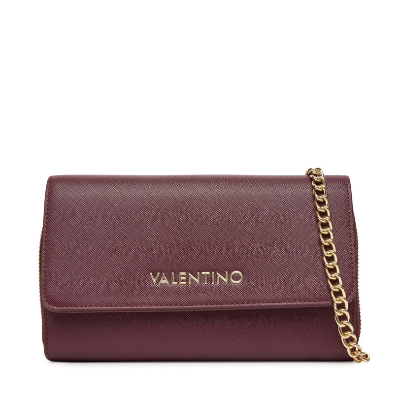 Дамска чанта Valentino Zero Pre VPS7B3212 Бордо цвят на ниска цена