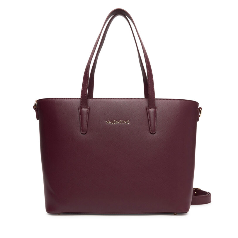 Дамска чанта Valentino Zero Re VBS7B301 Бордо цвят на ниска цена