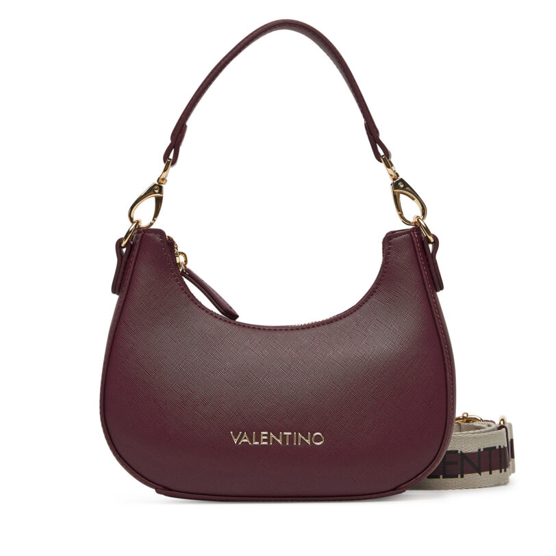 Дамска чанта Valentino Zero Re VBS7B305 Бордо цвят на ниска цена
