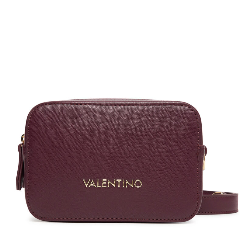 Дамска чанта Valentino Zero Re VBS7B306 Бордо цвят на ниска цена