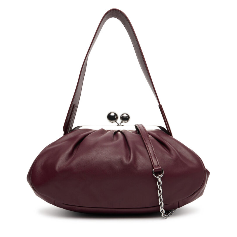 Дамска чанта Weekend Max Mara Cubico 2525516194600 Виолетов цвят на ниска цена