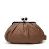 Дамска чанта Weekend Max Mara Cubico 55160212600 Кафяв цвят на ниска цена