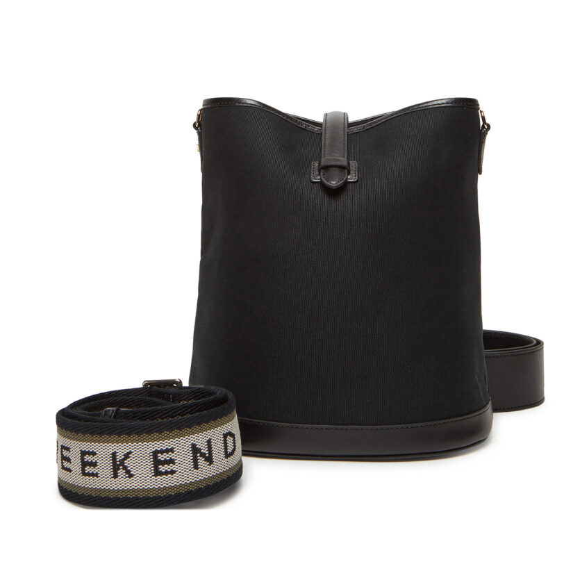 Дамска чанта Weekend Max Mara Domizia1 2515511035650 Черен цвят на ниска цена