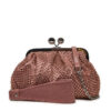 Дамска чанта Weekend Max Mara Edita 2425516134 Кафяв цвят на ниска цена