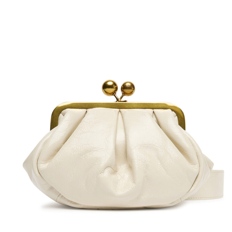 Дамска чанта Weekend Max Mara Navetta 2525516214600 Екрю цвят на ниска цена