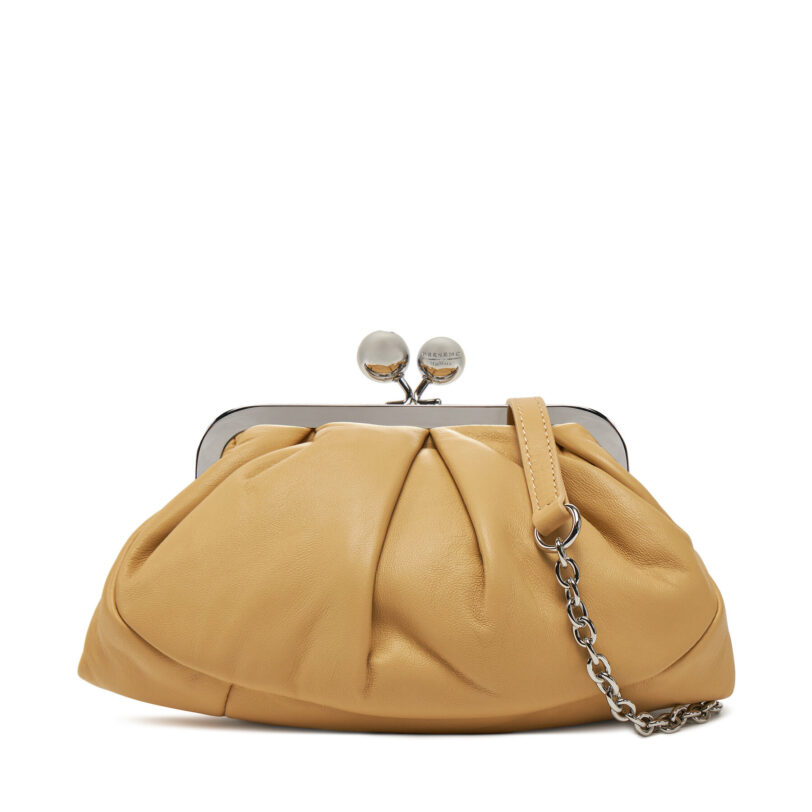 Дамска чанта Weekend Max Mara Prati 2515511034600 Жълт цвят на ниска цена