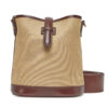 Дамска чанта Weekend Max Mara Vasaio 2515511045650 Бежов цвят на ниска цена