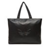 Дамска чанта adidas Polyurethane Shopper Outline Trefoil JC6000 Черен цвят на ниска цена