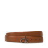Дамски колан Calvin Klein Ck Buckle Belt 3.0_Smooth K60K613156 Кафяв цвят на ниска цена