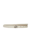 Дамски колан Calvin Klein Ck Buckle Skinny Belt 1.5 K60K612932 Бял цвят на ниска цена