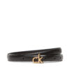 Дамски колан Calvin Klein Ck Buckle Skinny Belt 15Mm LV04F7034G Черен цвят на ниска цена