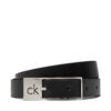 Дамски колан Calvin Klein Ck Cut Square Buckle 2.0 K60K613155 Черен цвят на ниска цена