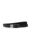 Дамски колан Calvin Klein Ck Cut Square Buckle 2.0_Mono K60K613243 Черен цвят на ниска цена