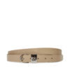 Дамски колан Calvin Klein Ck Loop Rnd Buckle 2.5_Smooth K60K612936 Сив цвят на ниска цена