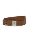 Дамски колан Calvin Klein Ck Loop Thin Round Buckle 2.5 K60K612856 Кафяв цвят на ниска цена