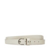Дамски колан Calvin Klein Ck Metal Loop Round Buckle 2.5 K60K613147 Бял цвят на ниска цена