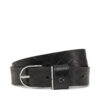 Дамски колан Calvin Klein Ck Metal Round Buckle 2.5_Braid K60K613152 Черен цвят на ниска цена