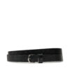 Дамски колан Calvin Klein Ck Metal Round Buckle 2.5_Mono K60K613150 Черен цвят на ниска цена