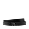 Дамски колан Calvin Klein Ck Reversible Belt 3.0_Mono K60K612934 Черен цвят на ниска цена