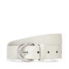 Дамски колан Calvin Klein Classic Buckle Aop 30Mm LV04K7019G Бял цвят на ниска цена