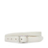 Дамски колан Calvin Klein Classic Square Buckle Belt 20Mm LV04F7036G Бял цвят на ниска цена
