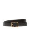 Дамски колан Calvin Klein Classic Square Buckle Belt 20Mm LV04F7036G Черен цвят на ниска цена