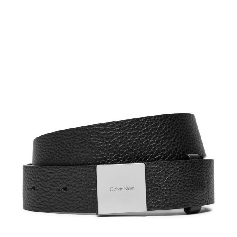 Дамски колан Calvin Klein Commercial Hw Logo Belt 3.0_Pbl K60K612867 Черен цвят на ниска цена