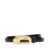 Дамски колан Calvin Klein Elongated Chucnhy Buckle 15Mm LV04F7022G Черен цвят на ниска цена
