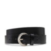 Дамски колан Calvin Klein Jeans Casual Pin Buckle 30Mm LV04K7008G Черен цвят на ниска цена