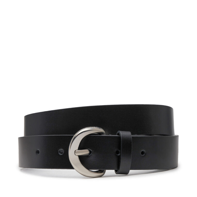 Дамски колан Calvin Klein Jeans Casual Pin Buckle 30Mm LV04K7008G Черен цвят на ниска цена