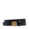 Дамски колан Calvin Klein Jeans Casual Plaque Buckle 20Mm LV04K7007G Черен цвят на ниска цена